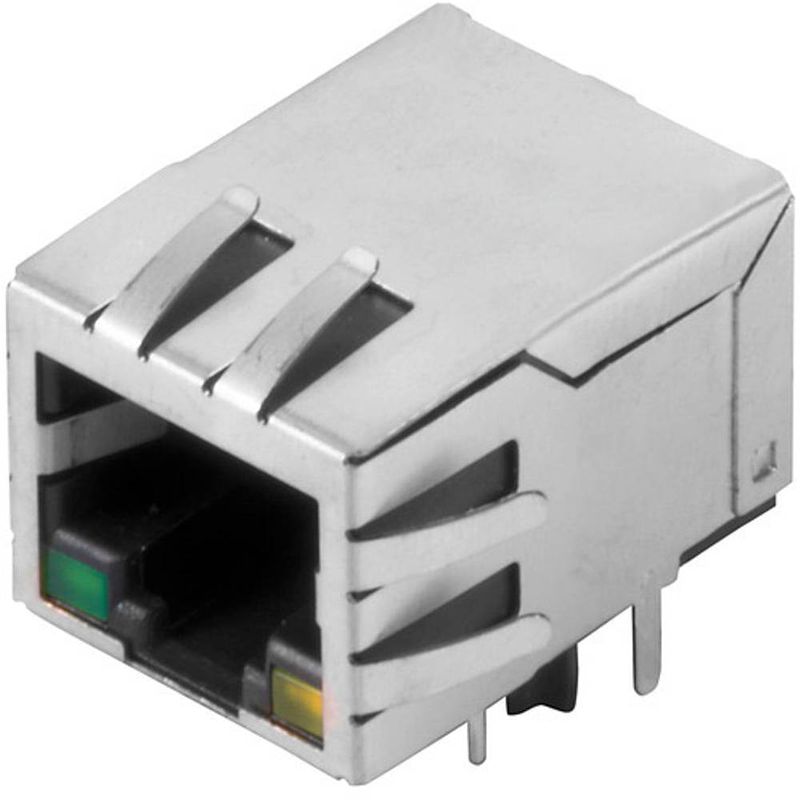 Foto van Weidmüller rj45m t1d 3.3e4g/y ty printplaatconnector totaal aantal polen 8 totaal aantal polen 8 120 stuk(s)