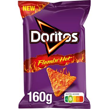 Foto van Doritos flamin hot tortilla chips 160gr bij jumbo