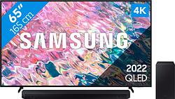Foto van Samsung qled 65q64b (2022) + soundbar