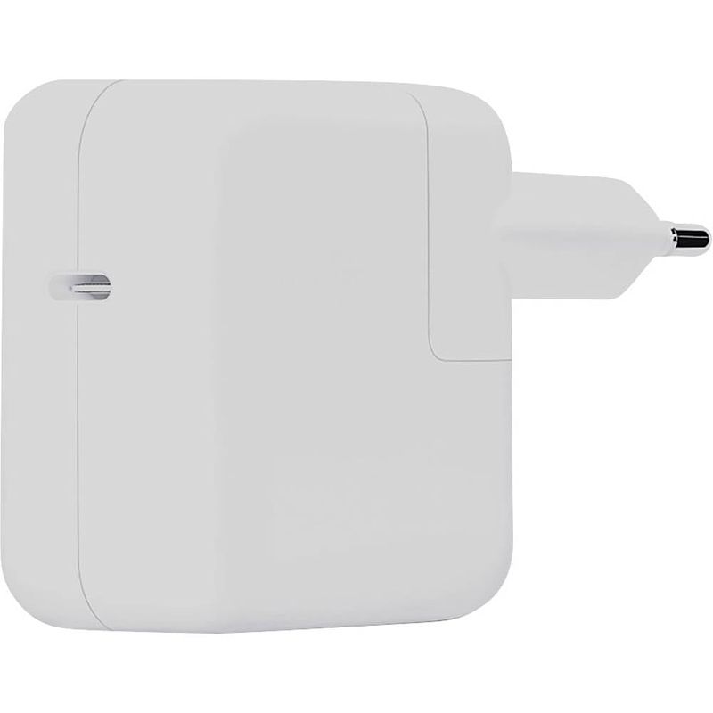 Foto van Apple 30 w usb-c power adapter my1w2zm/a (b) laadadapter geschikt voor apple product: iphone, ipad, macbook