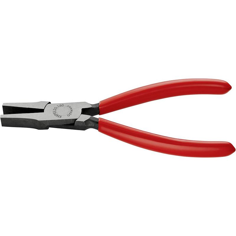 Foto van Knipex 20 01 160 elektronica en fijnmechanica platte tang recht 160 mm