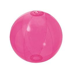 Foto van 3x opblaasbare strandbal fel roze 30 cm - strandballen