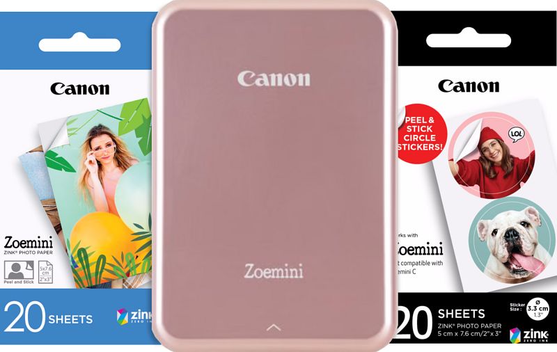 Foto van Canon zoemini roségoud creative kit