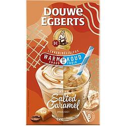 Foto van Douwe egberts latte salted caramel lekker warm of koud oploskoffie 8 stuks bij jumbo