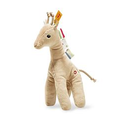 Foto van Steiff knuffel met pieper wild sweeties giraf tulu, beige