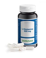 Foto van Bonusan l-glutamine 500 mg capsules