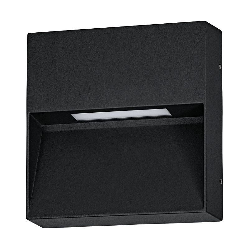 Foto van Eglo maruggio wandlamp - led - 15 cm - zwart