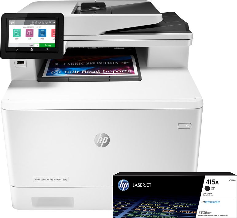 Foto van Hp color laserjet pro mfp m479dw + 1 extra zwarte toner