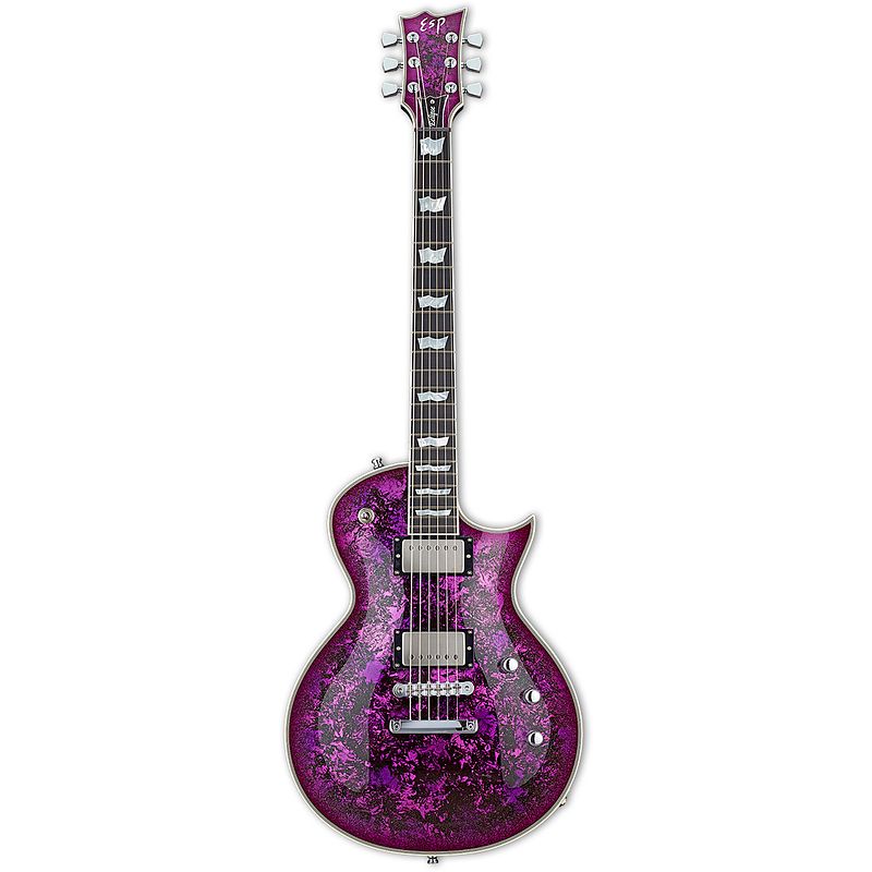 Foto van Esp original series eclipse custom purple peel met koffer