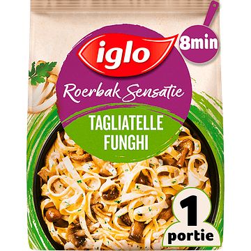 Foto van Iglo roerbak sensatie tagliatelle funghi 450g bij jumbo