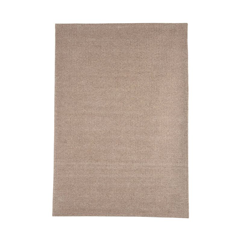 Foto van Label51 vloerkleden wolly - taupe - wol - 200x300 cm