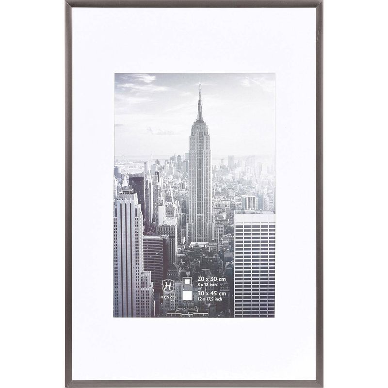 Foto van Henzo fotolijst - manhattan - fotomaat 30x45 cm - donkergrijs