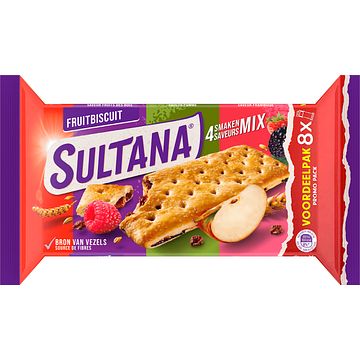 Foto van Sultana fruitbiscuits mix 8pak bij jumbo