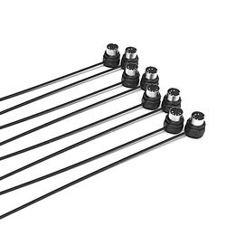 Foto van Cme 4-pack 5-pins din midi kabels 90 cm