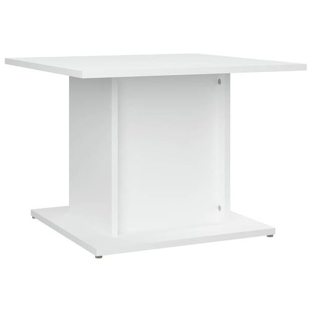 Foto van Vidaxl salontafel 55,5x55,5x40 cm spaanplaat wit