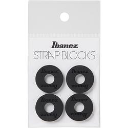 Foto van Ibanez isb4-bk strap blocks zwart (set van 4)