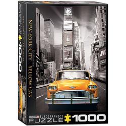 Foto van Eurographics puzzel new york city - yellow cab - 1000 stukjes
