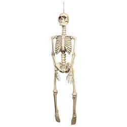 Foto van Halloween - hangende horror decoratie skelet 92 cm - halloween thema versiering poppen