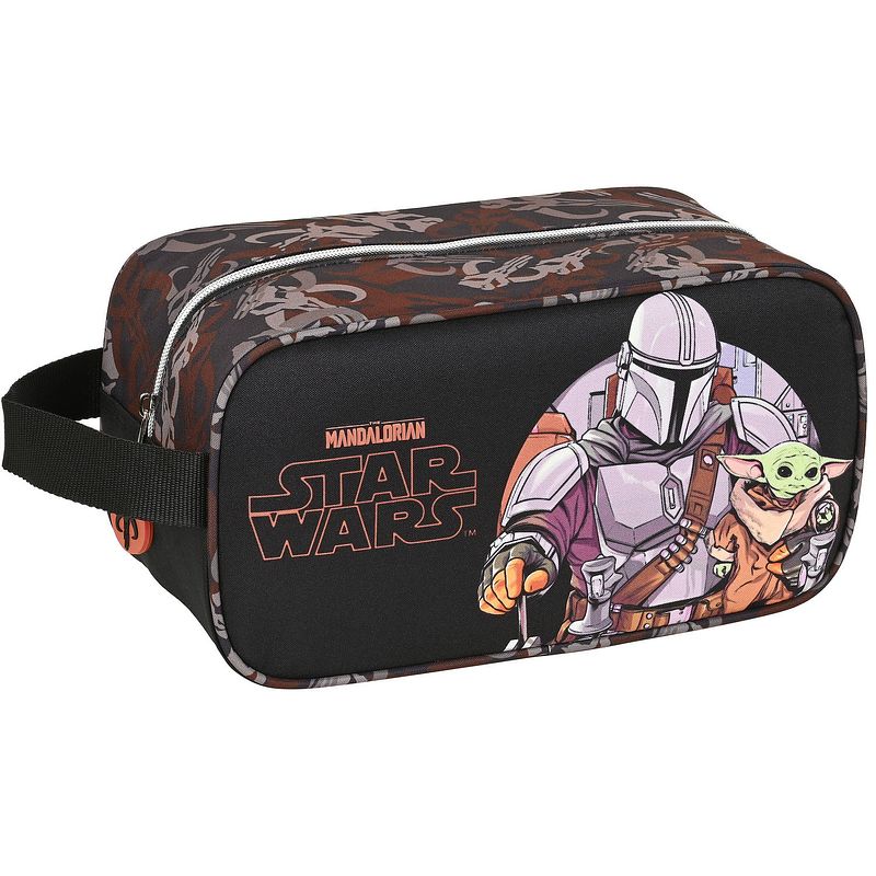 Foto van Star wars toilettas, the mandalorian - 29 x 15 x 14 cm - polyester