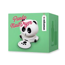 Foto van Panda nail dryer - snel en gemakkelijk nagels drogen - compact design - nageldroger in panda vorm - groen/zwart