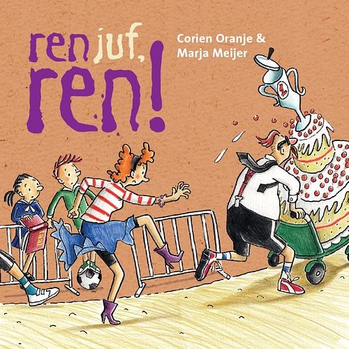 Foto van Ren juf, ren! - corien oranje - ebook