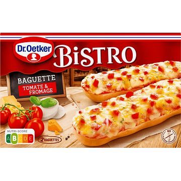 Foto van Dr. oetker bistro classique baguette tomate & fromage 2 x 125g bij jumbo