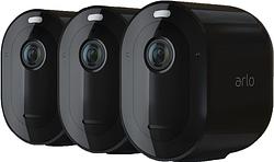 Foto van Arlo pro 4 beveiligingscamera zwart 3-pack