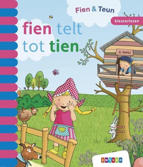 Foto van Fien & teun - fien telt tot tien - hardcover (9789048743797)