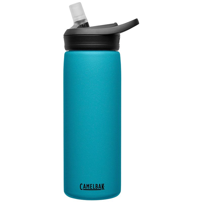 Foto van Camelbak drinkfles eddy+ geïsoleerd 1 liter rvs blauw