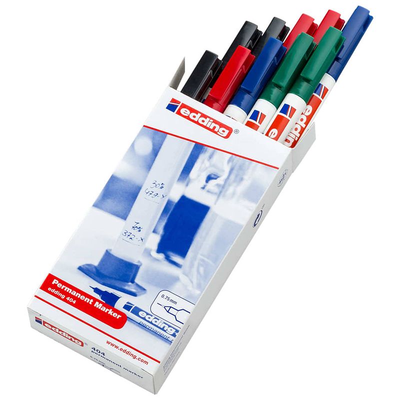 Foto van Edding permanent markers 10 st meerkleurig 404