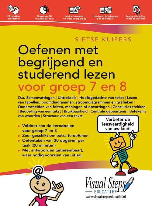 Foto van Oefenen met begrijpend en studerend lezen voor groep 7 en 8 - sietse kuipers - paperback (9789059057845)