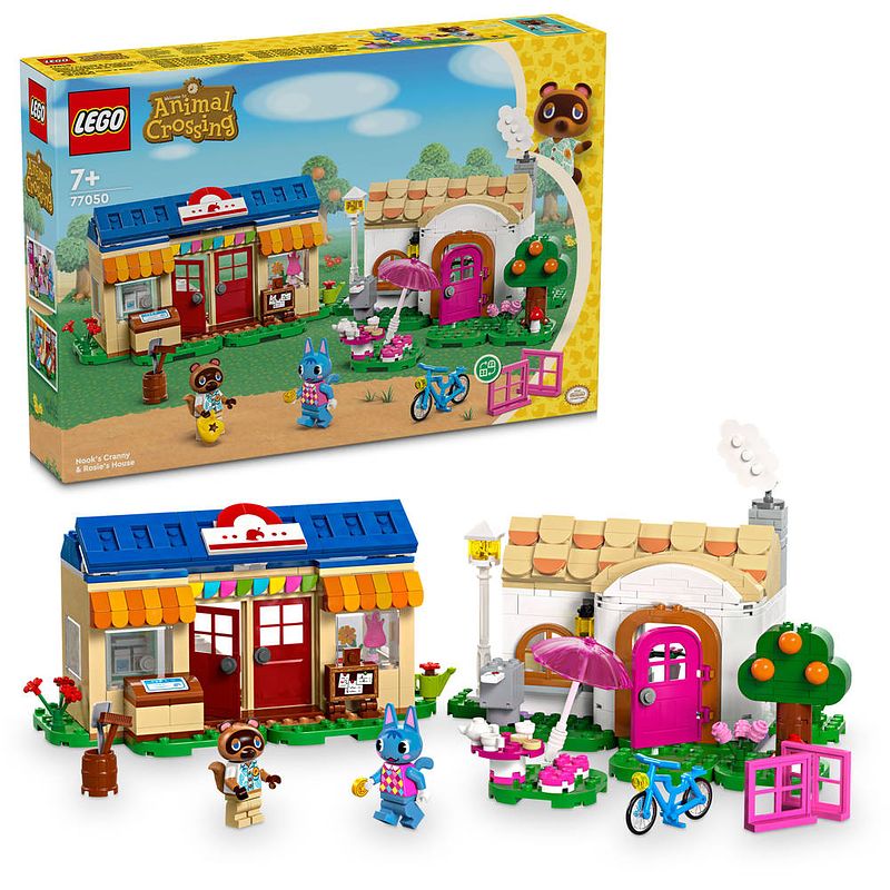 Foto van Lego animal crossing nooks hoek en rosies huis 77050