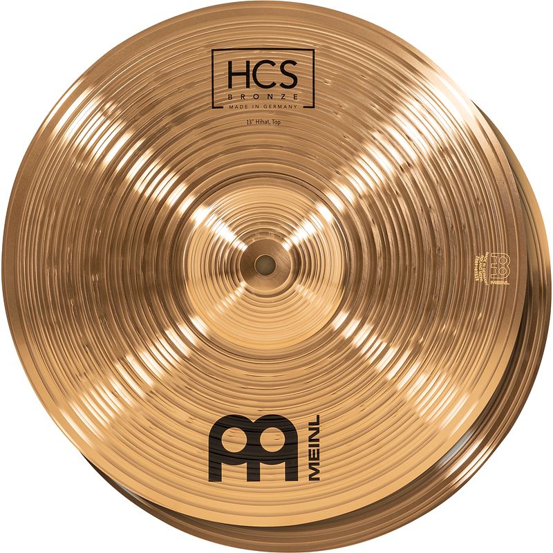 Foto van Meinl hcsb13h hcs bronze hi-hat 13 inch