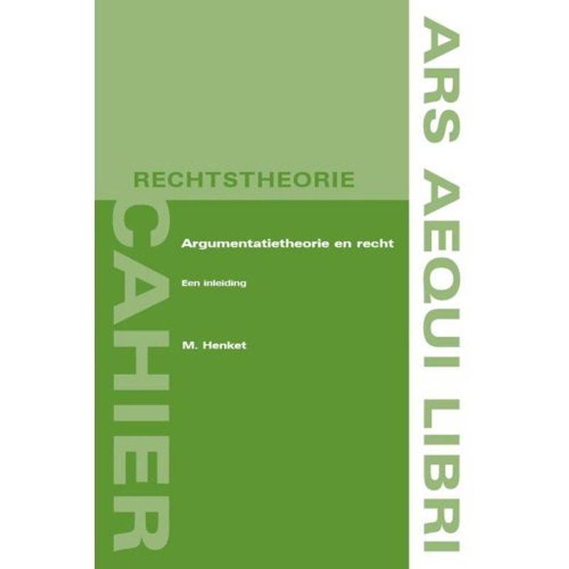 Foto van Argumentatietheorie en recht - ars aequi cahiers