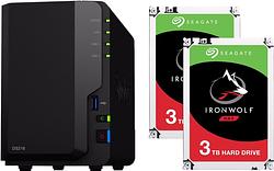 Foto van Synology ds218 + 6tb (2x3tb)