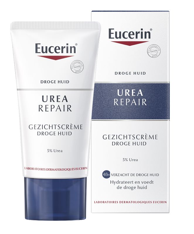 Foto van Eucerin urea repair gezichtscrème