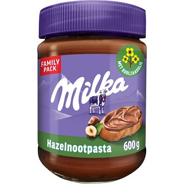 Foto van Milka hazelnootpasta family pack 600g bij jumbo