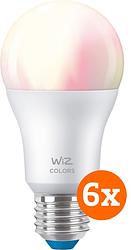 Foto van Wiz smart lamp 6-pack - gekleurd en wit licht - e27