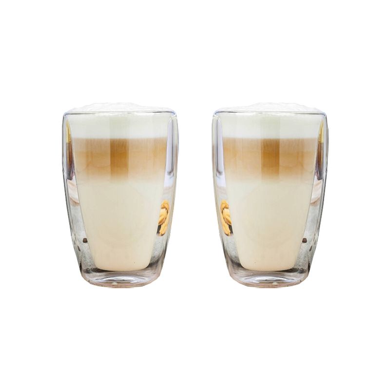 Foto van Premium latte macchiato glazen - 2 stuks