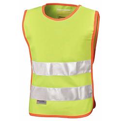 Foto van Geel veiligheidsvest voor kinderen s/m (90cm) - veiligheidshesje