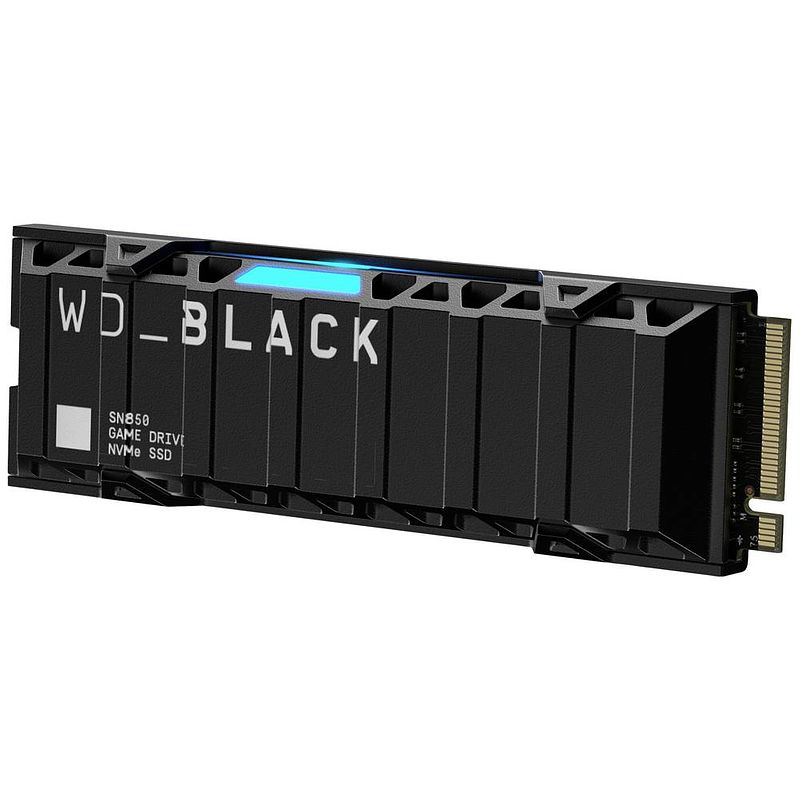 Foto van Wd black™ sn850 1 tb interne m.2 pcie nvme ssd pcie 4.0 x4 retail wdbbkw0010bbk-wrsn