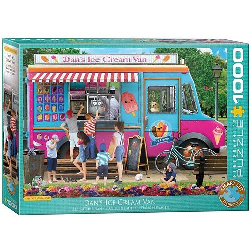 Foto van Dan'ss ice cream van - paul normand (1000 stukjes) - puzzel;puzzel (0628136655194)