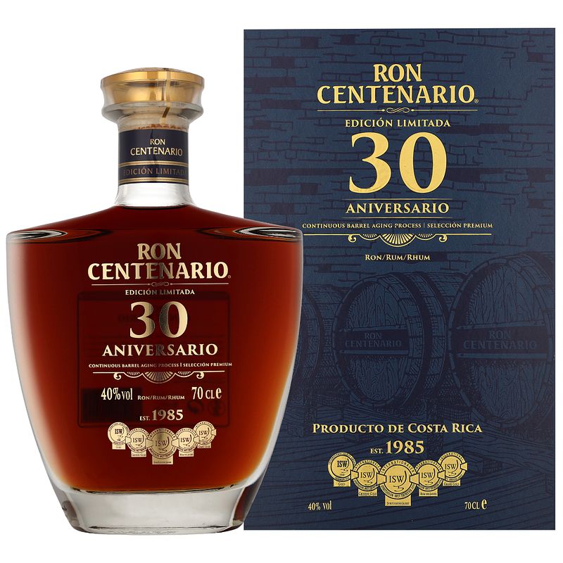 Foto van Centenario 30 years edición limitada 70cl rum + giftbox