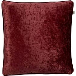 Foto van Dutch decor mick - kussenhoes bordeaux 45x45 cm - rood - rood