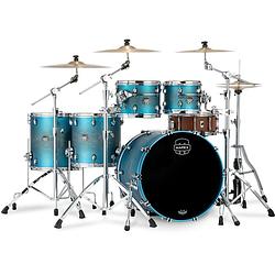 Foto van Mapex se628xmpt saturn evolution maple stage+ exotic azure burst 5-delige shellset