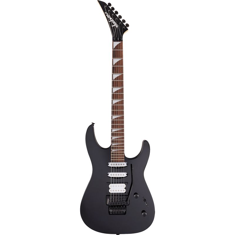 Foto van Jackson x series dinky dk3xr hss gloss black elektrische gitaar met floyd rose