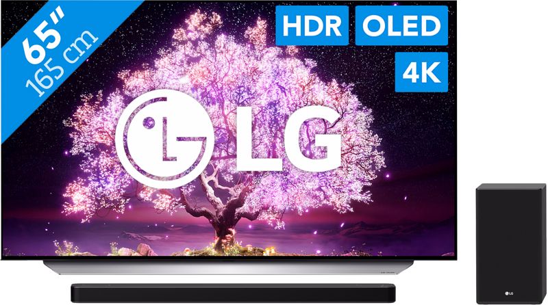 Foto van Lg oled65c16la + soundbar