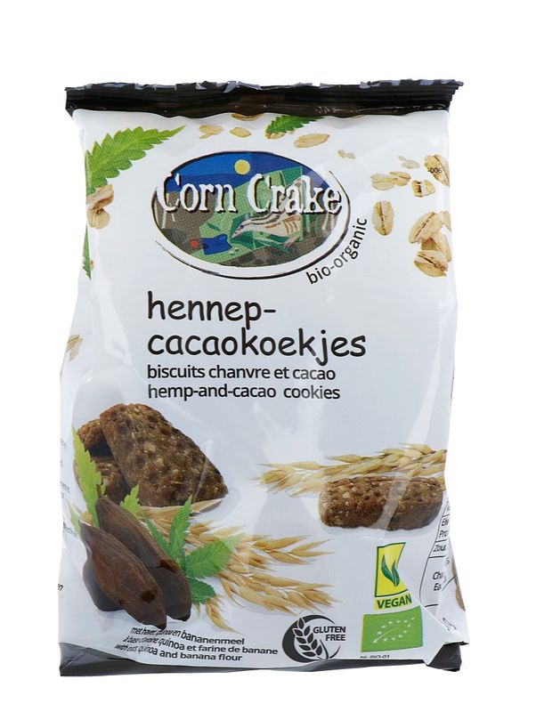 Foto van Corn crake hennep cacao koekjes