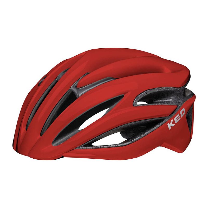 Foto van Ked fietshelm rayzon m (55-59cm) fiery rood