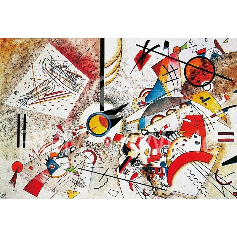 Foto van Wassily kandinsky - sans titre kunstdruk 100x70cm